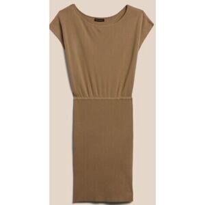 Banana Republic Women S Lenzing Ecovero Splash Sweater Dress NWT Tan/Beige